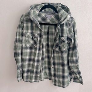 Carhartt Hooded Flannel size Medium 8/10